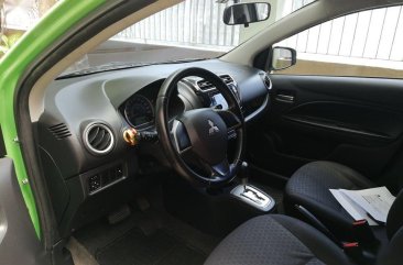 Green Mitsubishi Mirage 2013 for sale in Binan 