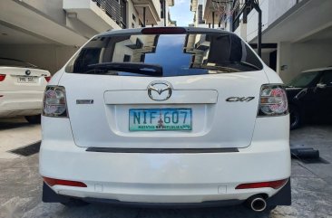 White Mazda Cx-7 2011 for sale in Quezon City