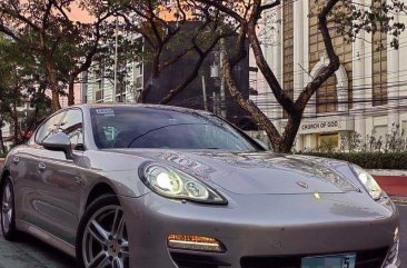 Silver Porsche Panamera 2011 for sale in Automatic