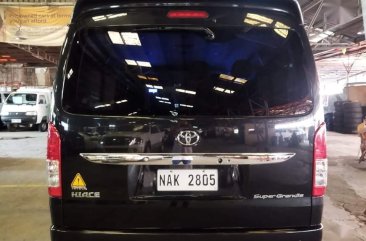 Black Toyota Hiace Super Grandia 2018 for sale in Automatic