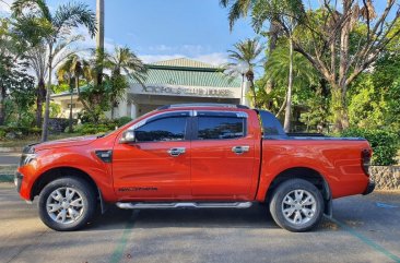 Selling Orange Ford Ranger 2014 in Quezon City