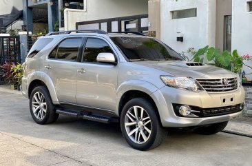 Silver Toyota Fortuner 2015 for sale in Balanga