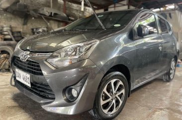 Selling Grey Toyota Wigo 2019 in Quezon City