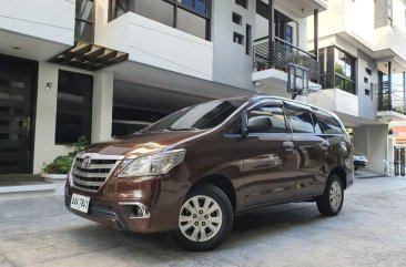 Brown Toyota Innova 2015 for sale in Automatic