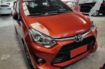 Selling Orange Toyota Wigo 2019 in Quezon City