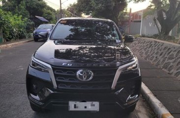 Sell Black 2021 Toyota Fortuner in Quezon City