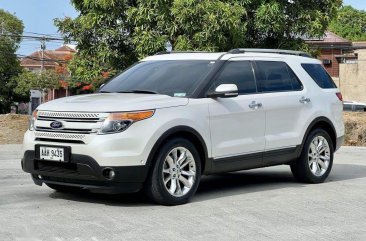 White Ford Explorer 2014 for sale 