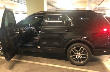 Black Ford Explorer 2018 for sale in Makati