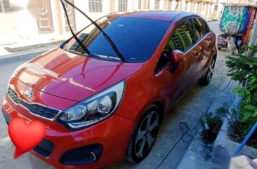 Red Kia Rio 2013 for sale in Automatic