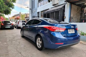 Blue Hyundai Elantra 2014 for sale in Makati