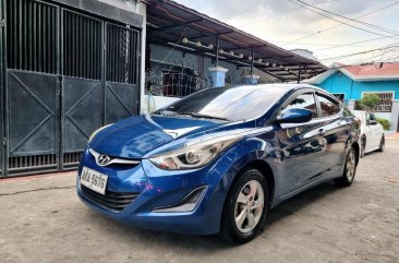 Blue Hyundai Elantra 2014 for sale in Makati