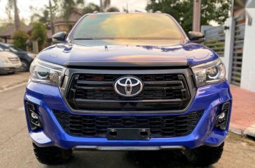 Blue Toyota Hilux 2019 for sale in Automatic