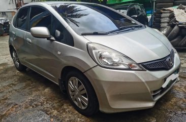 Silver Honda Jazz 2012 for sale in Caloocan