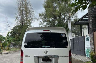 White Toyota Hiace Super Grandia 2010 for sale in Quezon 