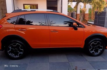 Orange Subaru XV 2014 for sale in Las Pinas