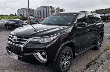 Selling Black Toyota Fortuner 2018 in Pasig