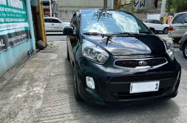 Black Kia Picanto 2016 for sale in Makati 