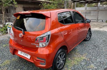 Orange Toyota Wigo 2021 for sale in Quezon 