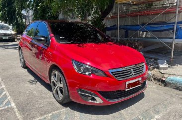 Red Peugeot 308 2017 for sale in Parañaque
