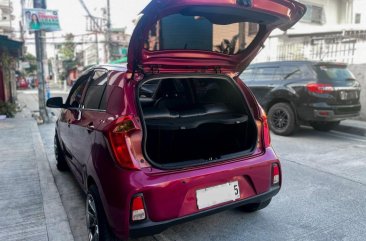 Pink Kia Picanto 2016 for sale in Quezon