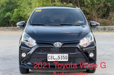 Selling Black Toyota Wigo 2021 in Parañaque