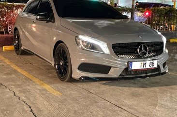 Silver Mercedes-Benz A-Class 2015 for sale in Cebu 