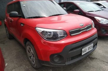 Red Kia Soul 2018 for sale in Quezon 