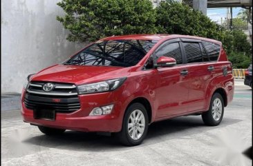 Red Toyota Innova 2017 for sale in Angeles 