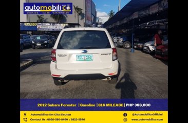 White Subaru Forester 2012 for sale in Paranaque 