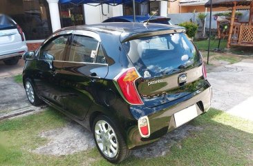 Black Kia Picanto 2014 for sale in Cebu 