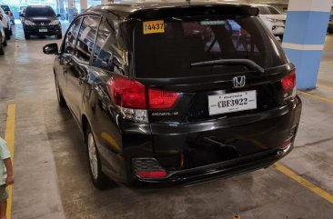 Selling Black Honda Mobilio 2015 in Pasig