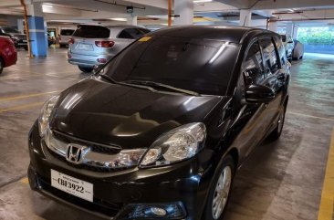 Selling Black Honda Mobilio 2015 in Pasig