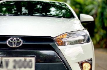 White Toyota Yaris 2015 for sale in Meycauayan