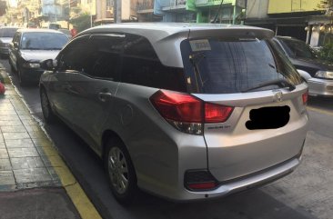 Silver Honda Mobilio 2015 for sale in Pasig 