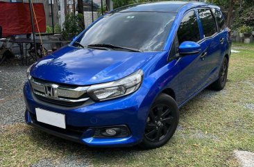 Blue Honda Mobilio 2018 for sale in Quezon 