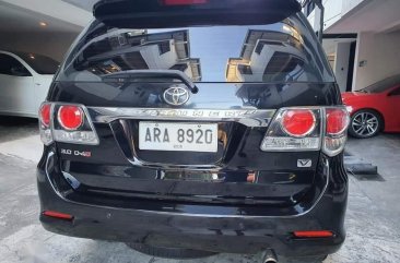 Black Toyota Fortuner 2015 for sale in Quezon 