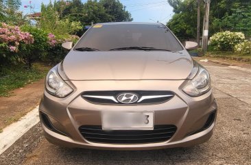 Silver Hyundai Accent 2014 for sale in Quezon 