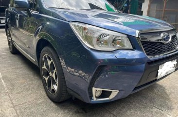 Blue Subaru Forester 2014 for sale in Quezon 