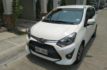 Selling White Toyota Wigo 2018 in Quezon 