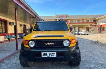 Yellow Toyota FJ Cruiser 2015 for sale in Manila