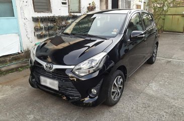 Selling Black Toyota Wigo 2019 in Quezon 