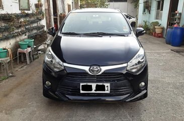 Selling Black Toyota Wigo 2019 in Quezon 