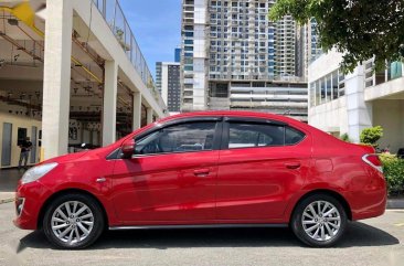 Red Mitsubishi Mirage 2015 for sale in Automatic