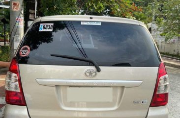 Silver Toyota Innova 2012 for sale in Manual