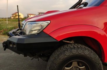 Red Toyota Hilux 2013 for sale in Angeles