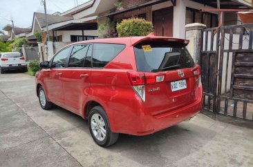 Red Toyota Innova 2018 for sale in Manual