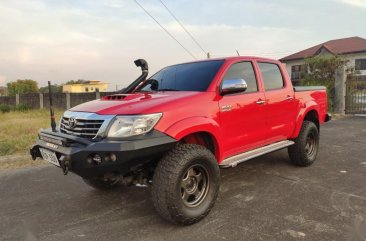 Red Toyota Hilux 2013 for sale in Angeles