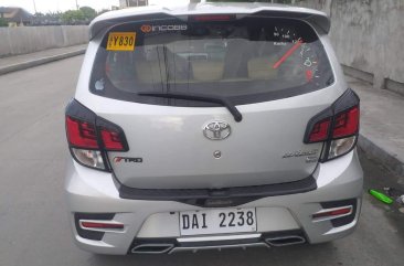 Silver Toyota Wigo 2018 for sale in Taguig