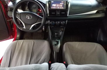 Red Toyota Vios 2017 for sale in Las Piñas
