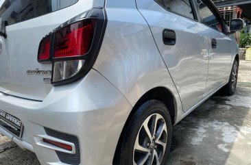 Silver Toyota Wigo 2017 for sale in Automatic